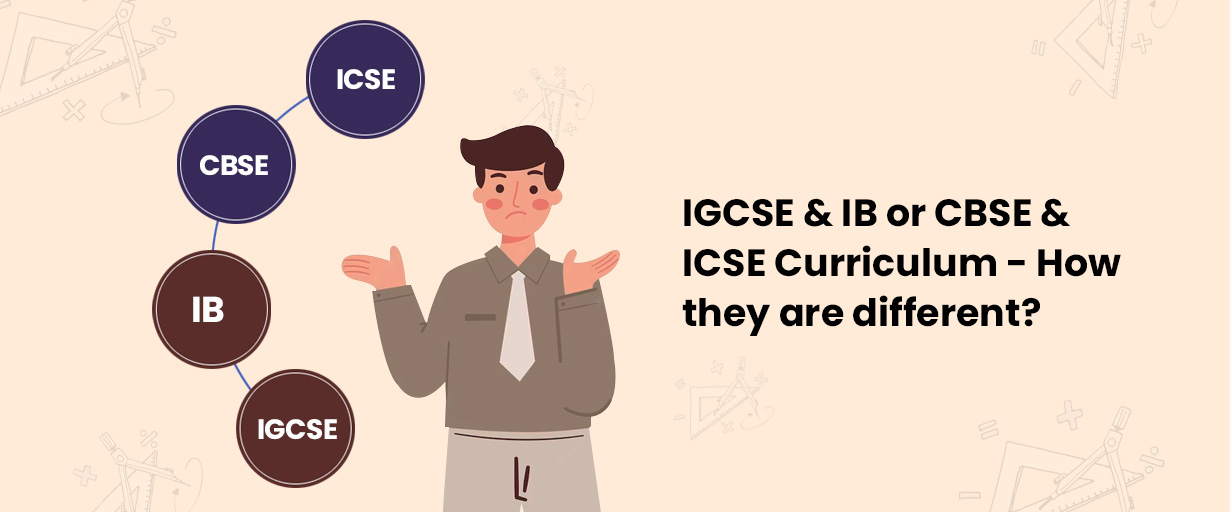 understand about igcse and ib or cbse and icse curriculum difference